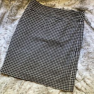 Talbots Black and White Professional Skirt